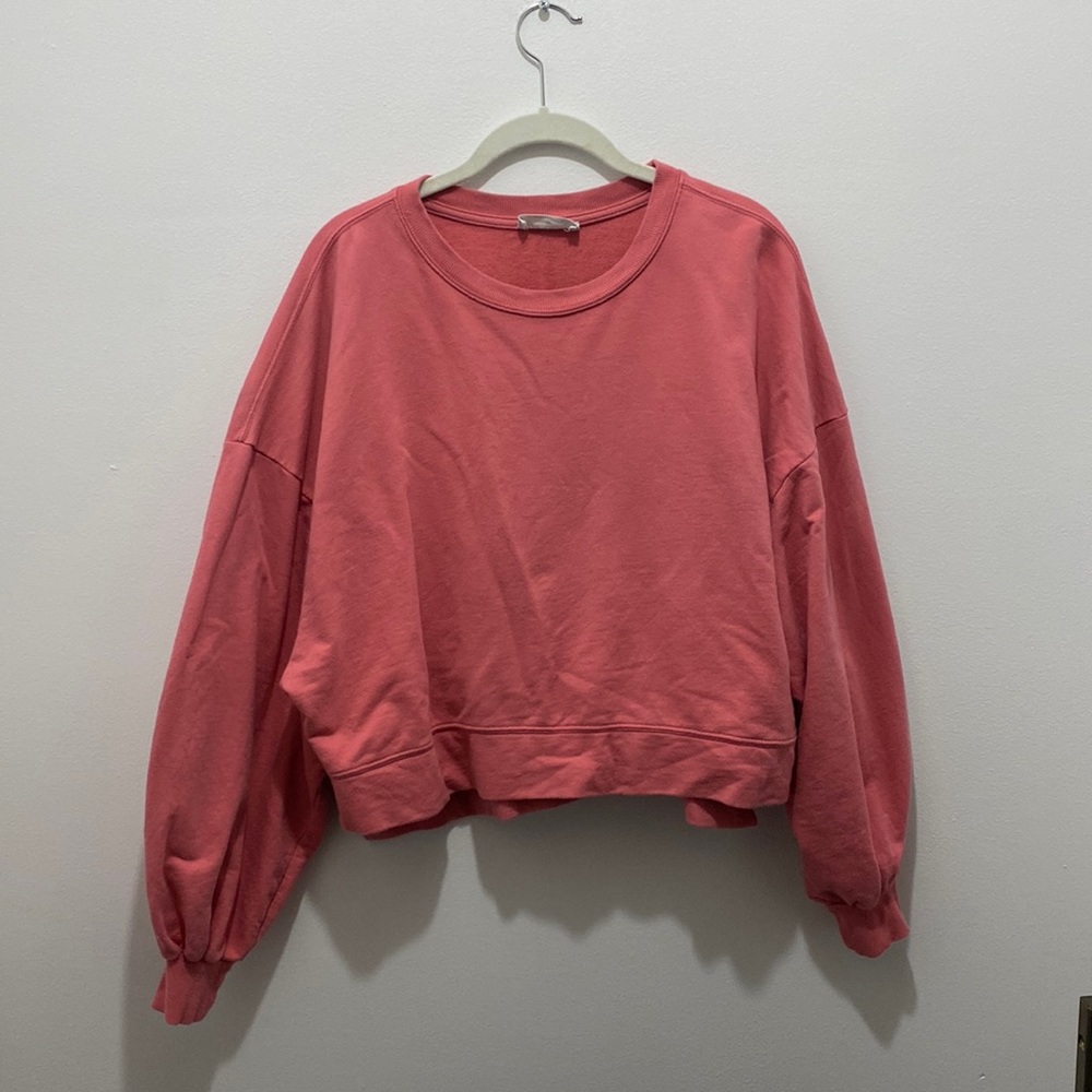 Zenana Crop Sweatshirt Size Medium